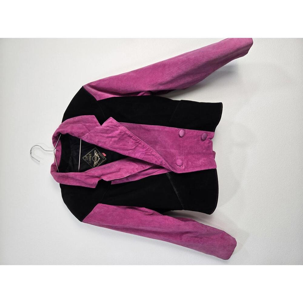 I.O.U. Classique Women's Vintage Double-Breasted leather Jacket